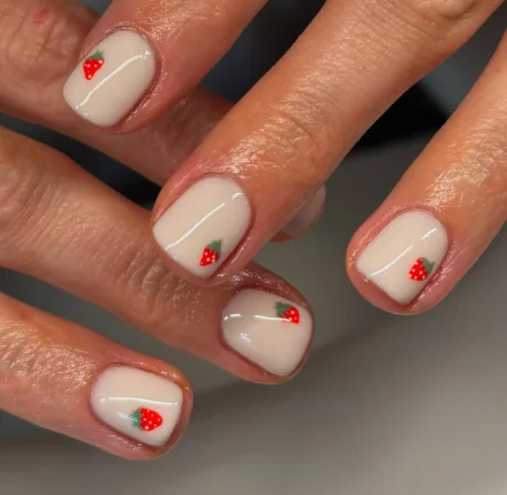 Minimal ve Soft Nail Art örnek 6
