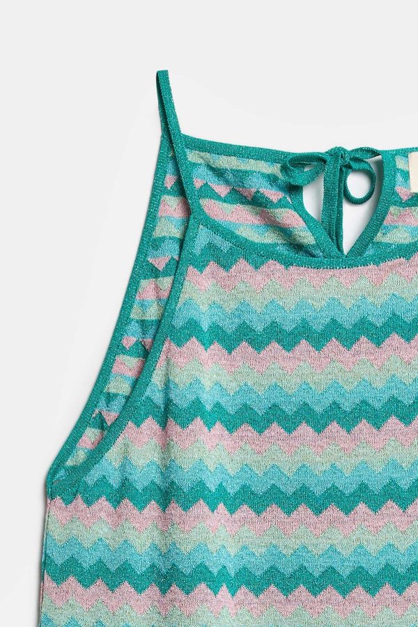 Halter Yaka Uzun Yazlık Elbise