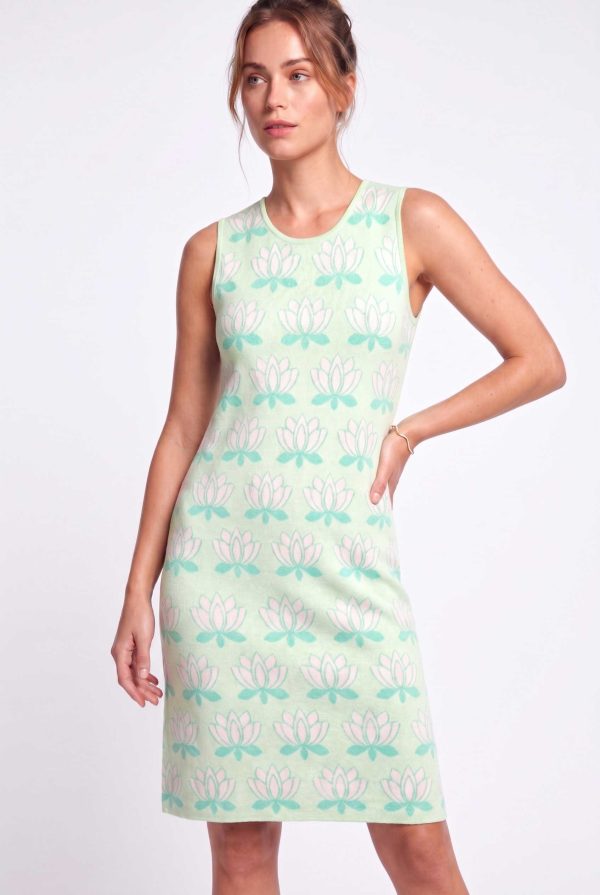 Peraluna Urban Lotus Elbise, Sıfır Kol, Yazlık Mini Elbise