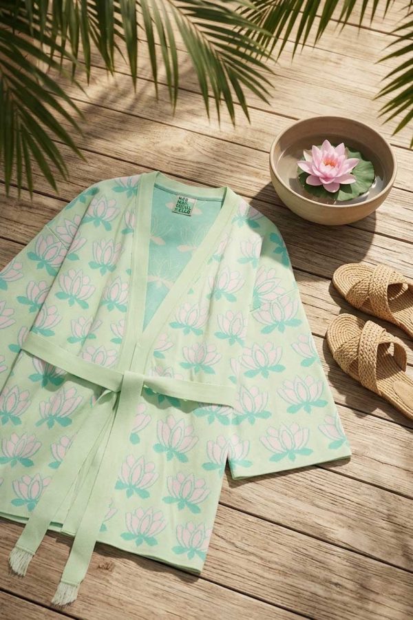 Peraluna Urban Lotus Kimono, İnce Yazlık Kadın Kimono